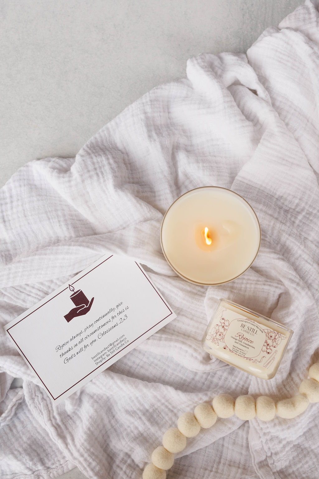 Rejoice Candle