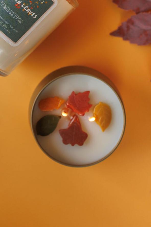 Fallen Leaves Candle